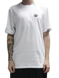 Camiseta Masculina LRG Feed The Animals Manga Curta Estampada - Branco