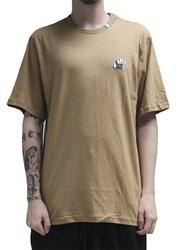 Camiseta Masculina LRG Feed The Animals Manga Curta Estampada - Marrom