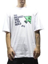 Camiseta Masculina LRG Freshest Manga Curta Estampada - Branco