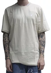 Camiseta Masculina LRG Gireffe Manga Curta Estampada - Bege