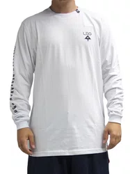 Camiseta Masculina Lrg House Play Manga Longa Estampada - Branco
