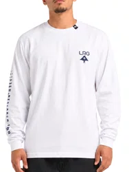 Camiseta Masculina Lrg House Play Manga Longa Estampada - Branco
