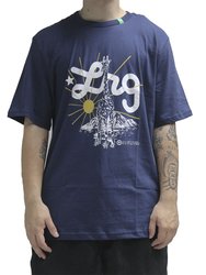 Camiseta Masculina LRG Landscape Manga Curta Estampada - Marinho