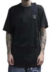 Camiseta Masculina Lrg Lifted Tactics Manga Curta Estampada - Preto