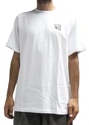 Camiseta Masculina Lrg Stay Stacked Manga Curta Estampada - Branco