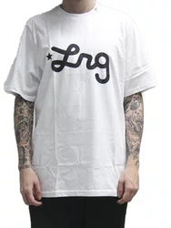 Camiseta Masculina LRG Western Manga Curta Estampada - Branca