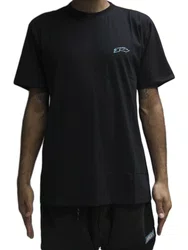 Camiseta Masculina Manga Curta Estampada Rusty Psychedelic - Preto