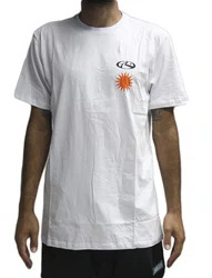 Camiseta Masculina Manga Curta Estampada Rusty Purity - Branco