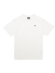 Camiseta Masculina Minimal Patch Manga Curta Estampada - Branco