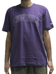 Camiseta Masculina New Era Action Sunset Lakers Manga Curta Estampada - Roxo