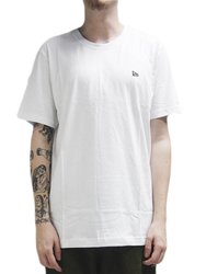 Camiseta Masculina New Era Bordado Branded Manga Curta Estampada - Branco