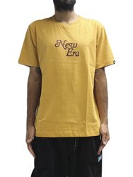 Camiseta Masculina New Era Branded Bob Manga Curta Estampada - Ferrugem