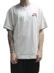 Camiseta Masculina Nike Club Manga Curta Estampada - Cinza