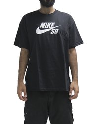 Camiseta Masculina Nike Logo HBR Manga Curta Estampada - Preto