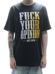 Camiseta Masculina Nugget Fvck Your Opnion - Preto