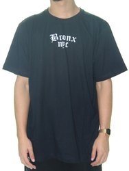 Camiseta Masculina Other Culture Bronx Manga Curta Estampada - Preto