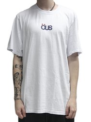 Camiseta Masculina Ous Imperial Manga Curta Estampada - Branco