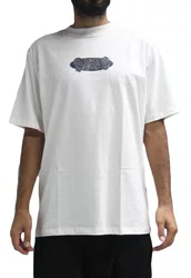 Camiseta Masculina Plano C Blaze Manga Curta Estampada - Off White