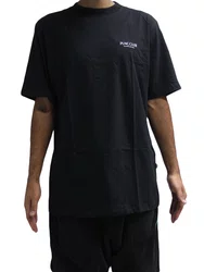 Camiseta Masculina Plano C Club Cotton Manga Curta Estampada - Preto