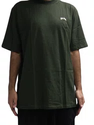 Camiseta Masculina Plano C Cotton Manga Curta Estampada - Verde