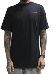 Camiseta Masculina Plano C Critical Manga Curta Estampada - Preto