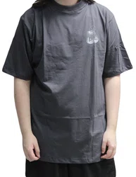 Camiseta Masculina Plano C Dogtag Manga Curta Estampada - Cinza