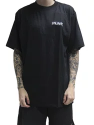Camiseta Masculina Plano C Dogtag Manga Curta Estampada - Preto
