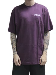 Camiseta Masculina Plano C Dogtag Manga Curta Estampada - Vinho