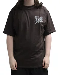 Camiseta Masculina Plano C Fly Manga Curta Estampada - Marrom