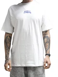 Camiseta Masculina Plano C Gothic Manga Curta Estampada - Off White