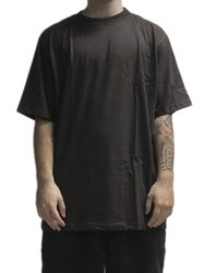 Camiseta Masculina Plano C Label Manga Curta Estampada - Marrom