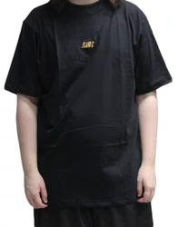 Camiseta Masculina Plano C Logo Manga Curta Estampada - Preto