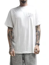 Camiseta Masculina Plano C Masks Manga Curta Estampada - Off White