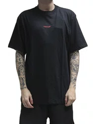 Camiseta Masculina Plano C PLNC Basic Manga Curta Estampada - Preto