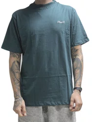Camiseta Masculina Plano C Signature Manga Curta Estampada - Verde
