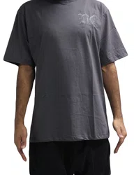 Camiseta Masculina Plano C Smoke Cotton Manga Curta Estampada - Cinza