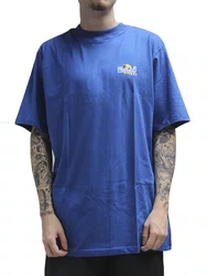 Camiseta Masculina Plano C Stickerbomb Manga Curta Estampada - Azul 