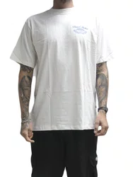 Camiseta Masculina Plano C Studios Manga Curta Estampada - Off White