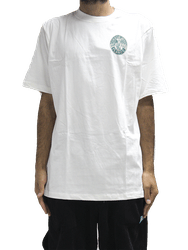 Camiseta Masculina Plano C The Saint Manga Curta Estampada - Off White
