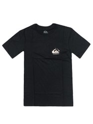 Camiseta Masculina Quiksilver HI Flagpole Manga Curta Estampada - Preto
