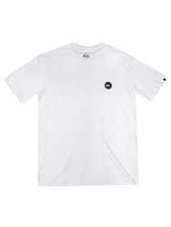 Camiseta Masculina Quiksilver Transfer Round Manga Curta Estampada - Branco