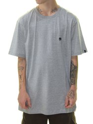 Camiseta Masculina Quiksilver Transferr Manga Curta Estampada - Cinza Mesclado