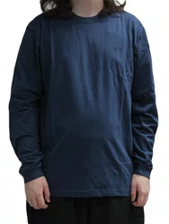 Camiseta Masculina Ric Curl Classic Surf Manga Longa Estampada - Marinho