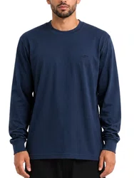 Camiseta Masculina Ric Curl Classic Surf Manga Longa Estampada - Marinho