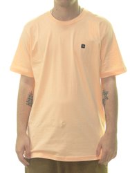 Camiseta Masculina Rip Curl Blade Tee Peach Manga Curta Estampada - Laranja