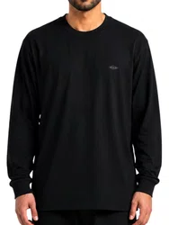 Camiseta Masculina Rip Curl Classic Surf Manga Longa Estampada - Preto