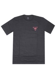 Camiseta Masculina Rip Curl Fade Out Manga Curta Estampada - Preto