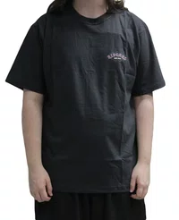 Camiseta Masculina Rip Curl Half Moon Bay Manga Curta Estampada - Preto Estonado