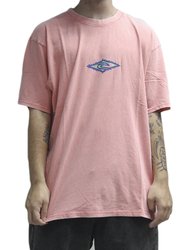 Camiseta Masculina Rip Curl Raw Energt Sloth Manga Curta Estampada - Rosa