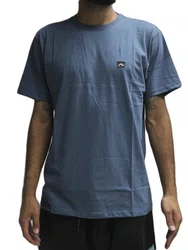 Camiseta Masculina Rusty Essencial Manga Curta Estampada - Azul